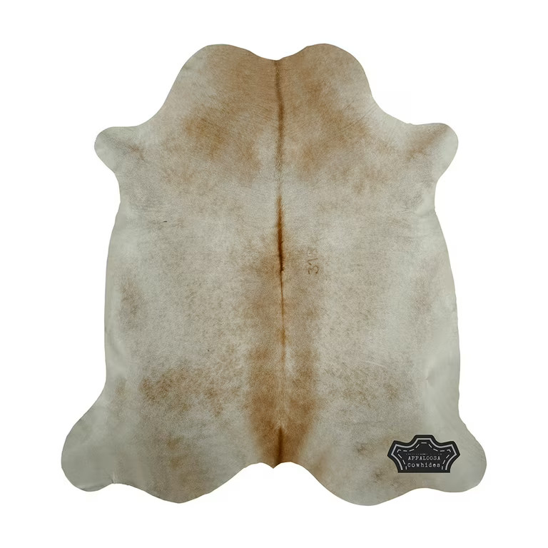 100% Genuine Leather  Cowhide Rug in Champagne | Medium 5' x 7'| Best Price Guaranteed | Walmart (US)