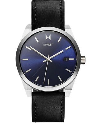 MVMT Men's Nitro Element Blue Leather Strap Watch 43mm & Reviews - Watches - Jewelry & Watches - ... | Macys (US)