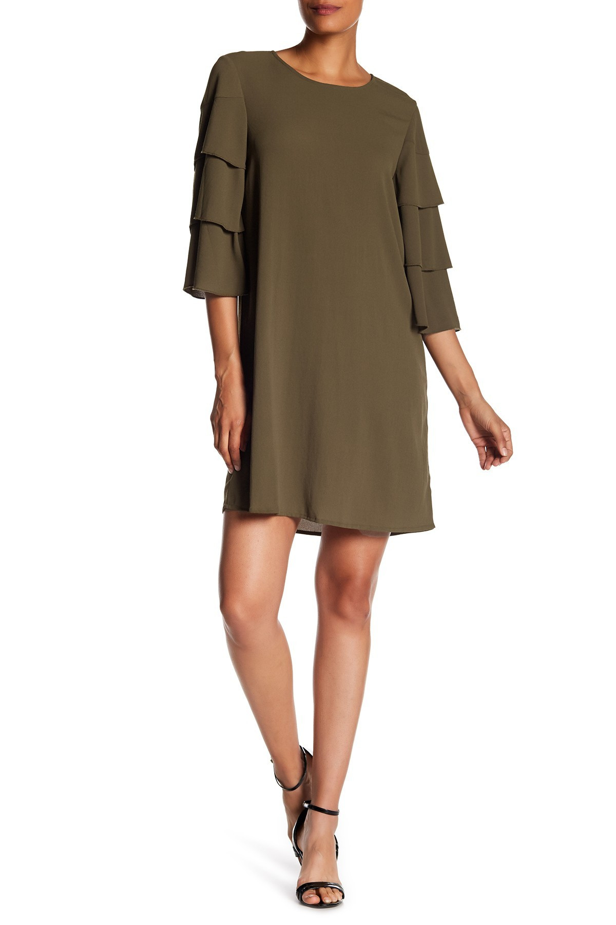 Ruffle Tiered Sleeve Dress | Nordstrom Rack