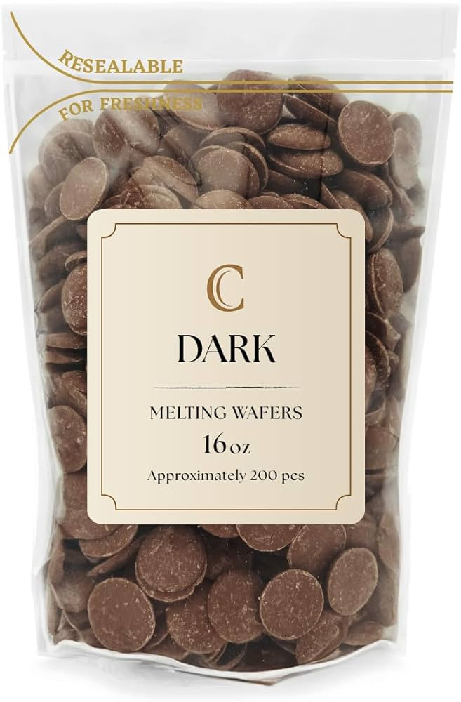 KIDU Dark Chocolate Melting Wafers 16 Ounces Bulk Perfect For Dipping, Deserts, Baking And More -... | Amazon (US)