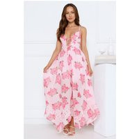 Fleur De Luxe Maxi Dress Pink | Hello Molly (US)