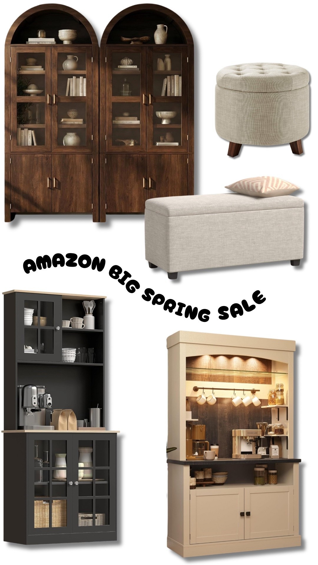 Amazon Big Spring Sale = the BEST time to grab those bigger home pieces you’ve been eyeing 👀✨

#ad If you’ve been wanting to elevate your space without doing a full renovation… these are the pieces that make your home feel custom 🤎

✔️ Statement cabinets + hutches (hello storage + style 🙌🏻)
✔️ Cozy, functional furniture that actually works for real life
✔️ Neutral pieces that give that warm, organic modern feel
✔️ High-end look without the high-end price

These are the kind of finds that completely transform a room without overthinking it 👏🏻

👉🏼 Tap to shop all my Amazon sale picks
💛 Save this for your next home refresh / furniture upgrade
✨ Follow for more cozy home finds + realistic mom-life upgrades

#ltkhome #ltkfinds #ltksale #ltkstyle #founditonamazon @amazon 

#LTKHome #LTKSaleAlert #LTKOver40