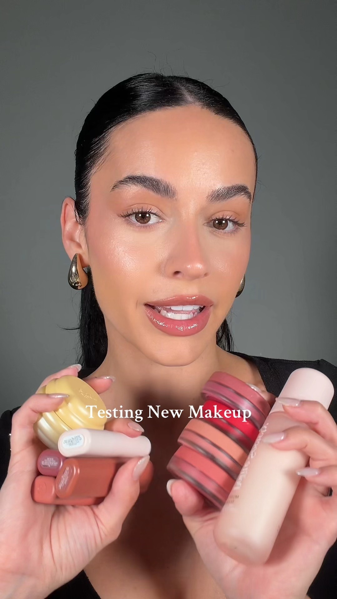 We’re so back and first order of business is testing some new makeup launches ❣️ which was your fav?  #makeup #makeuptiktok #makeupvideo #newmakeup #tryingmakeup #makeuplaunch #viralmakeup #makeupreview 