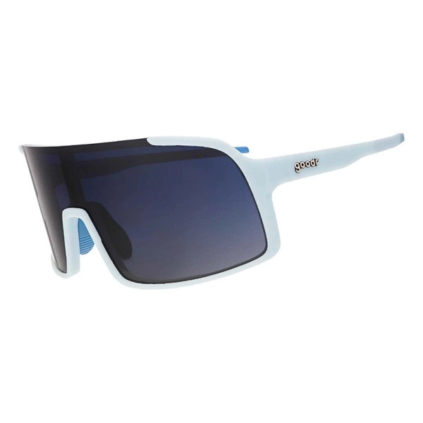 Men's Goodr Kidnapped By A Cyborg Polarized Sunglasses White/Black | Scheels