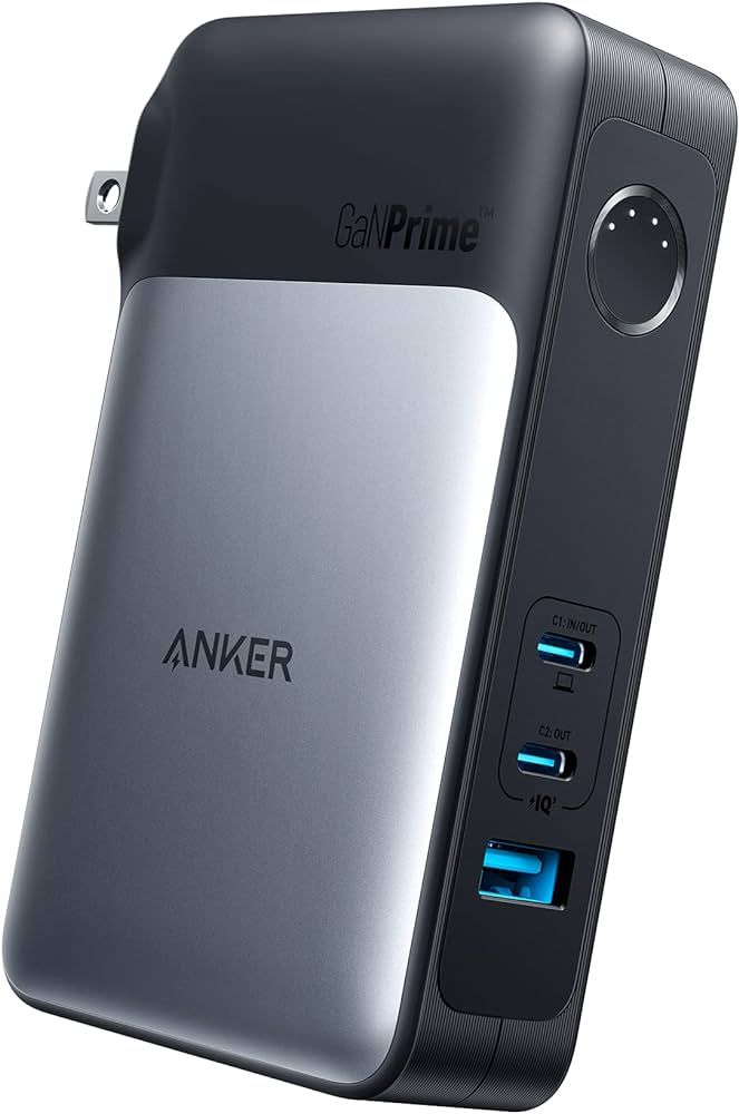 Anker GaNPrime Power Bank, 2-in-1 Hybrid Charger, 10,000mAh 30W USB-C Portable Charger with 65W W... | Amazon (US)