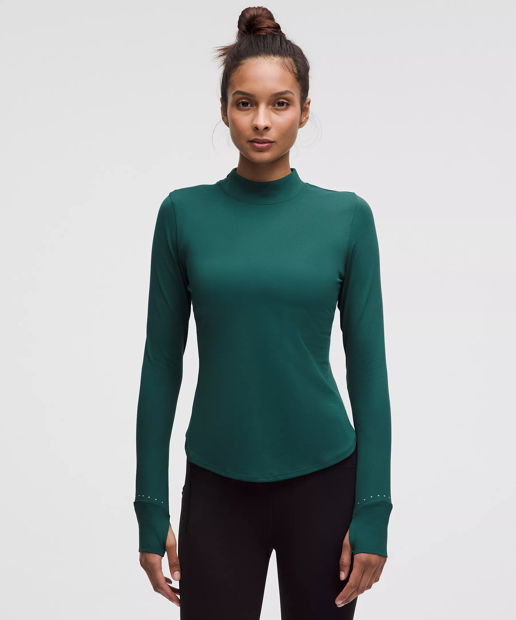Rulu Running Long-Sleeve Mock Neck Shirt | Lululemon (US)