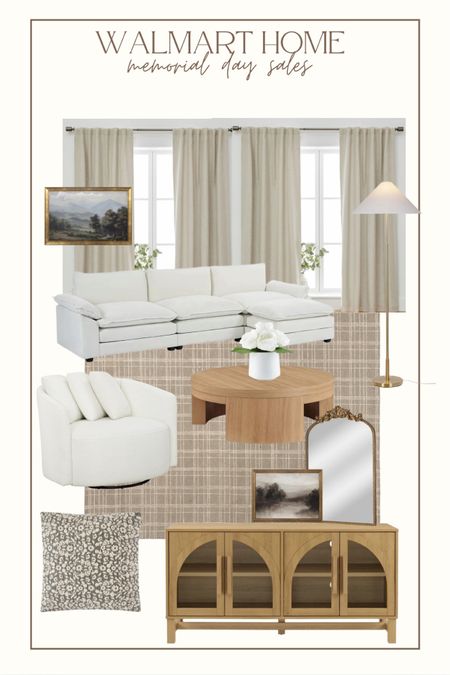 Memorial Day sales on home at walmart! Some of my favorite walmart finds are in stock and on sale! 
Sectional
Coffee table
Arch cabinet
Better homes and gardens 

#LTKHome #LTKFindsUnder100 #LTKSaleAlert