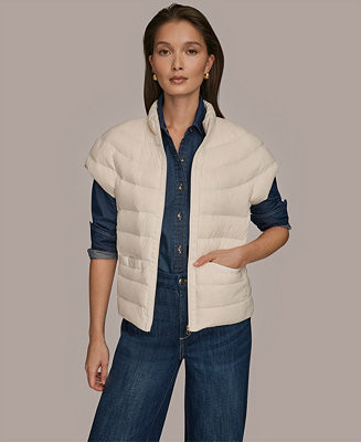 Women's Front Zip Puffer Jacket | Macy's