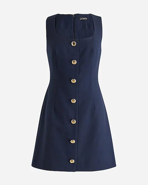 Sofia sleeveless dress in structured wool | J. Crew US