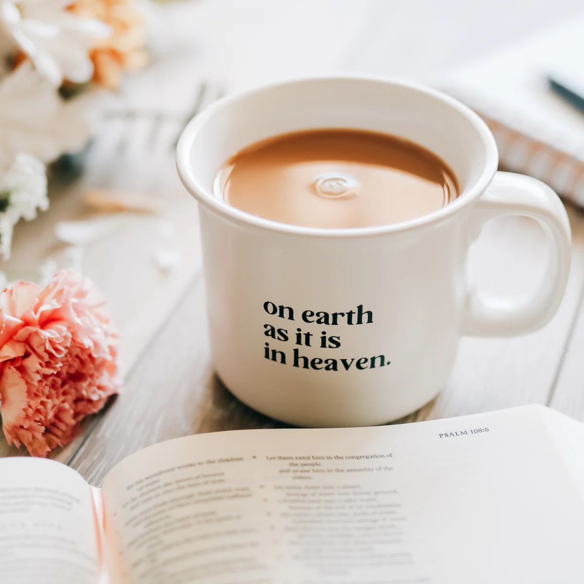 On Earth As in Heaven Natural Campfire Mug | The Daily Grace Co.