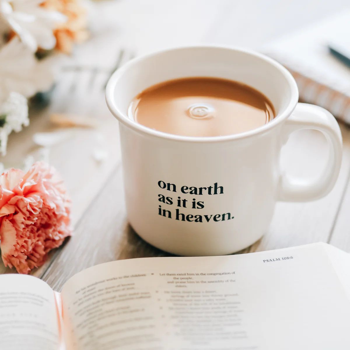 On Earth As in Heaven Natural Campfire Mug | The Daily Grace Co.