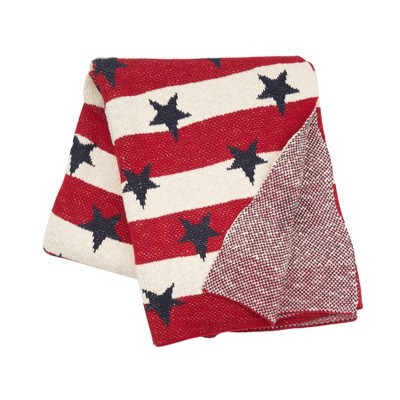 C&F Home 50" x 60" Stars & Stripes Flag Throw Blanket – Patriotic USA Decor for All Seasons | Target