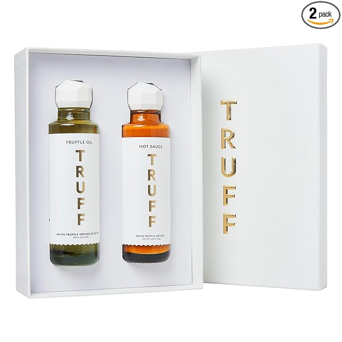 TRUFF White Truffle Gift Set, White Truffle Oil and Hot Sauce, Holiday 2-Pack | Amazon (US)