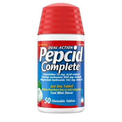 Pepcid AC Complete Tablets Mint - 50ct | Target