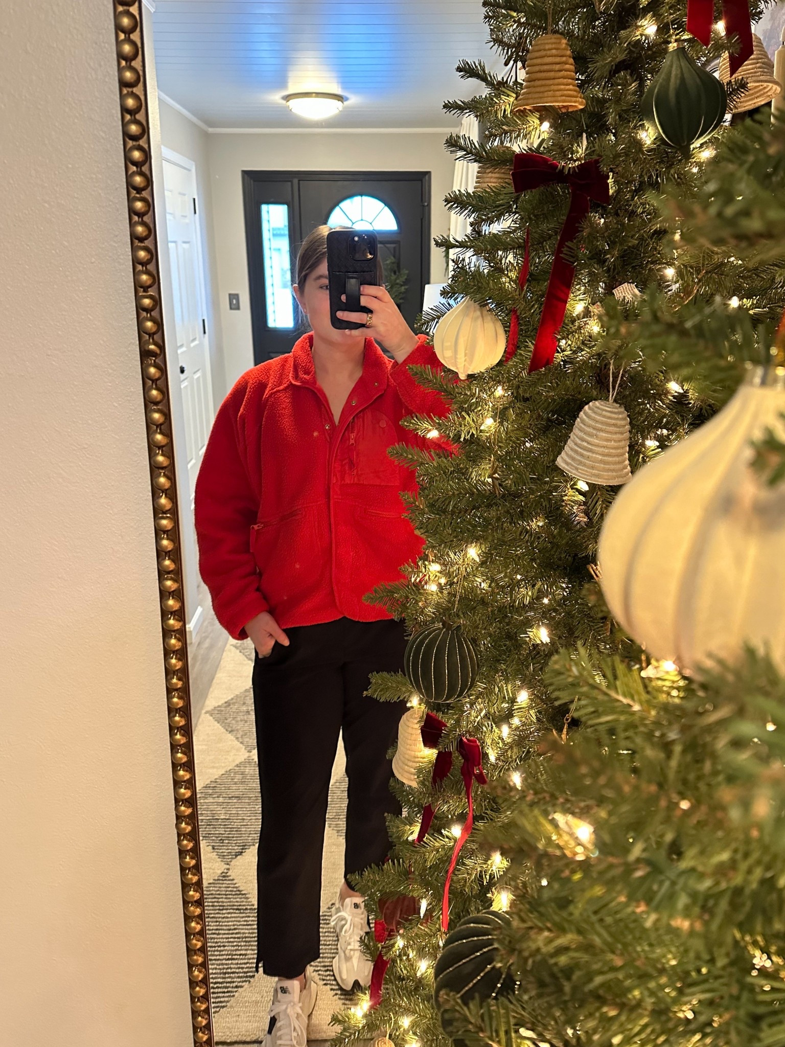 Free people hit the slopes sweater dupe from Amazon for a fraction of the price! Loving this red color for winter! 

Also linked my favorite Athleta joggers and new balance 327 sneakers 

#LTKActive #LTKPetite #LTKootd