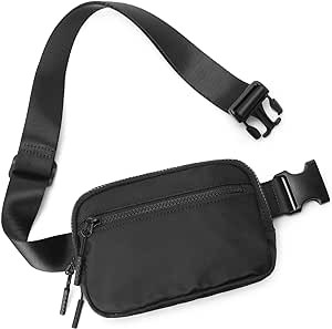 WESTBRONCO Fanny Packs for Women Men, Belt Bag with 4 Zipper Pockets, Fashion Waist Packs, Lightw... | Amazon (US)