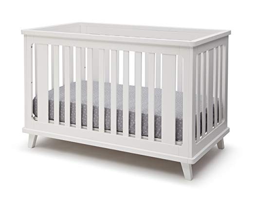 Delta Children Ava 3-in-1 Convertible Baby Crib, White | Amazon (US)