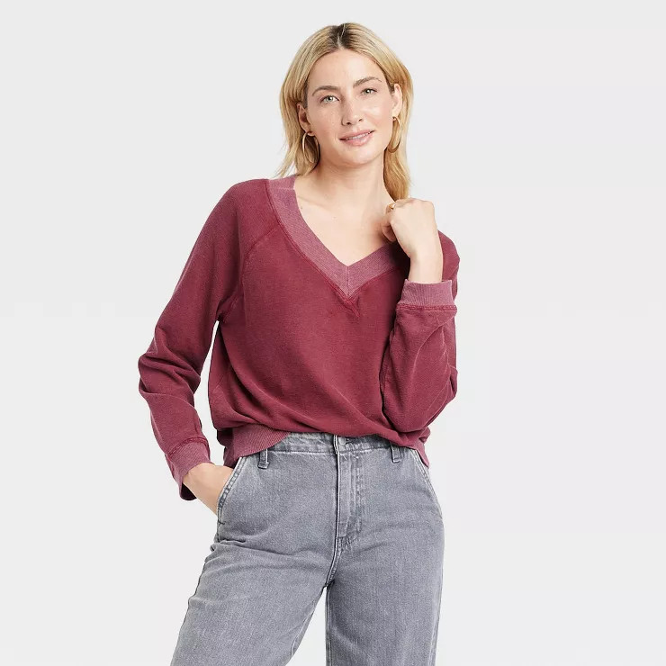 Women's French Terry Sweatshirt - Universal Thread™ | Target