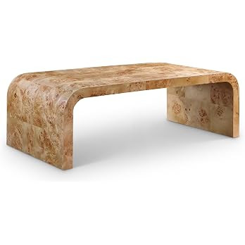 Meridian Furniture 269-C Cresthill Collection Mid-Century Modern Coffee Table with Ash Burl Wood,... | Amazon (US)