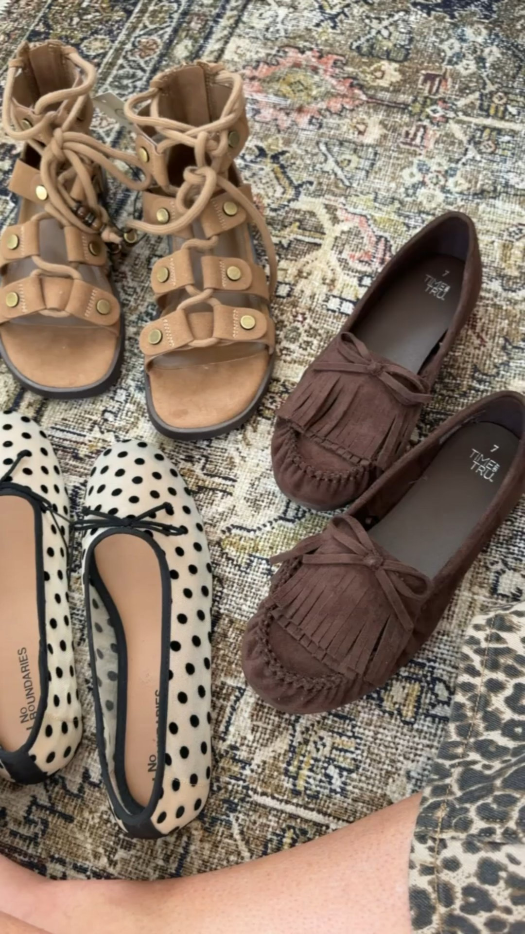 Cannot believe these shoes are all from Walmart! Love the trending polka dots and these moccasin loafers are insanely comfortable! 

#LTKgrwm #LTKmomlife #LTKootd