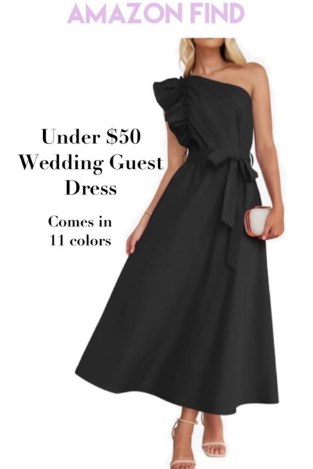 Amazon Find! Cute wedding guest dress! Or cocktail party! 

#LTKstyletip #LTKfindsunder50