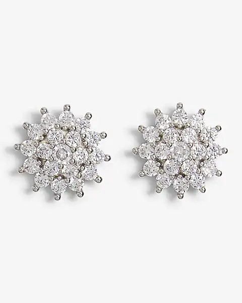 Rhinestone Burst Stud Earrings | Express