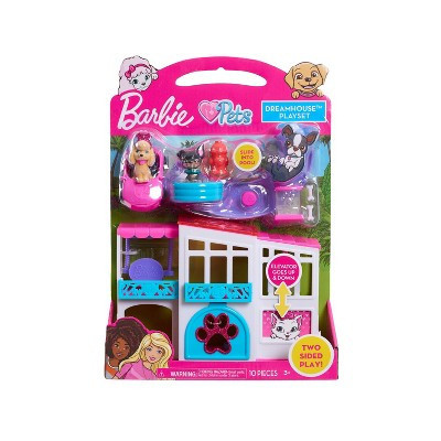 Barbie Pets Dreamhouse Playset: Animal Figure Doll Set for Gross Motor Skill Development | Target