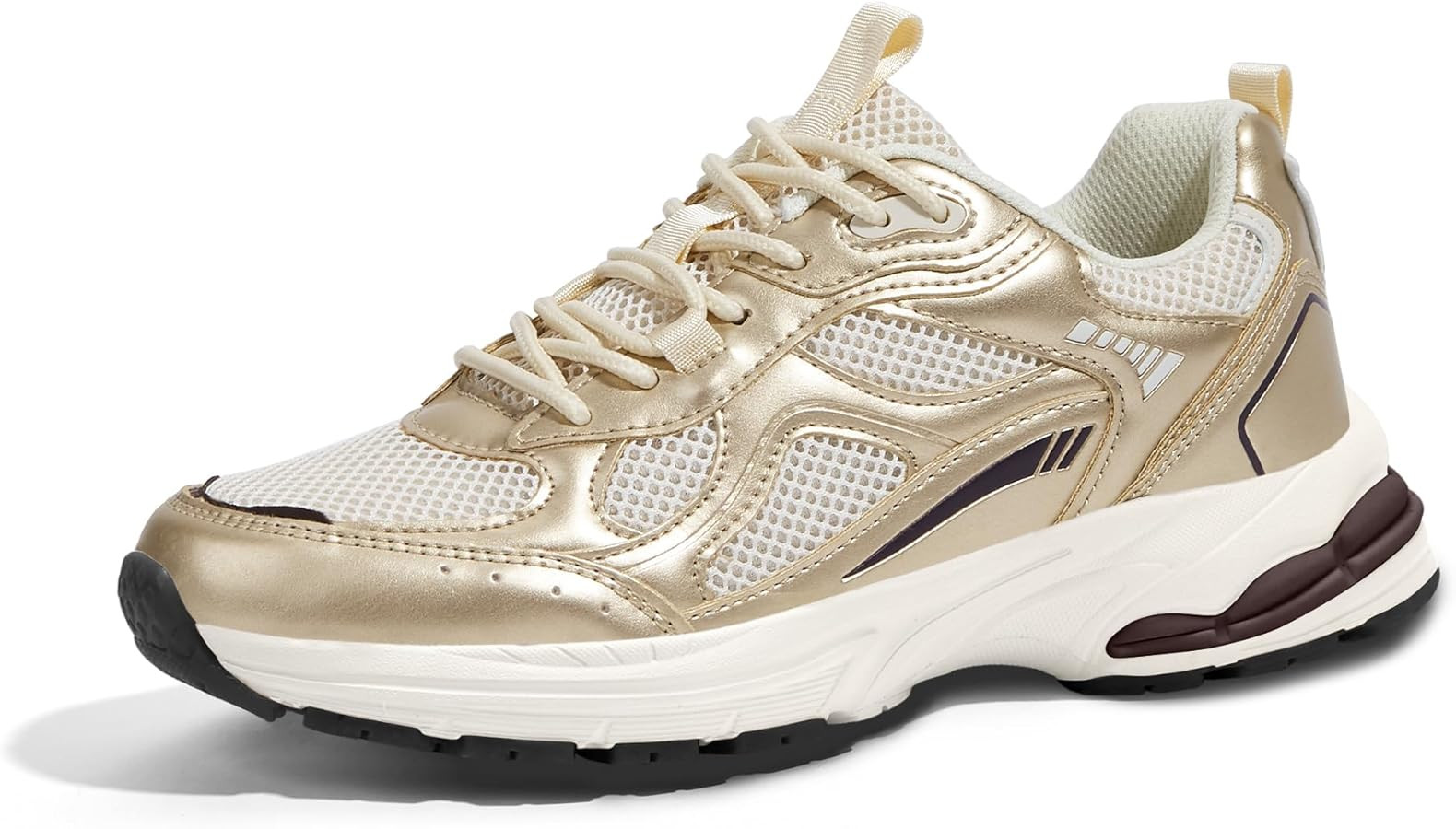 LUCKY STEP Women's Platform Chunky Fashion Sneakers Mesh Casual Running Tennis Workout Sport Work... | Amazon (US)