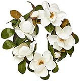 Worth Imports 22" Magnolia Wreath W/ 7 Flowers | Amazon (US)