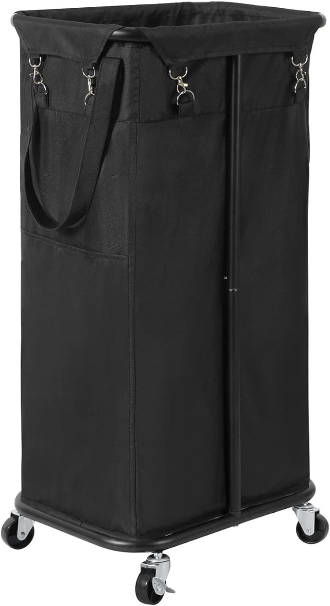 WOWLIVE 100L Rolling Laundry Hamper with Wheels Large Laundry Basket Organizer Laundry Cart with ... | Amazon (US)
