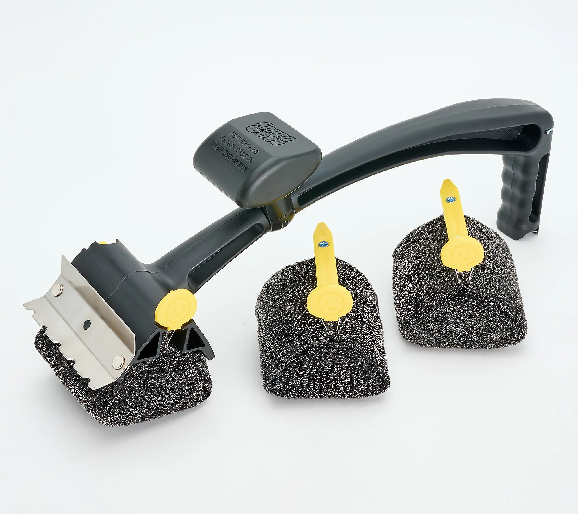 Scrub Daddy BBQ Daddy Grill Brush with 2 BBQ Daddy Refills | QVC