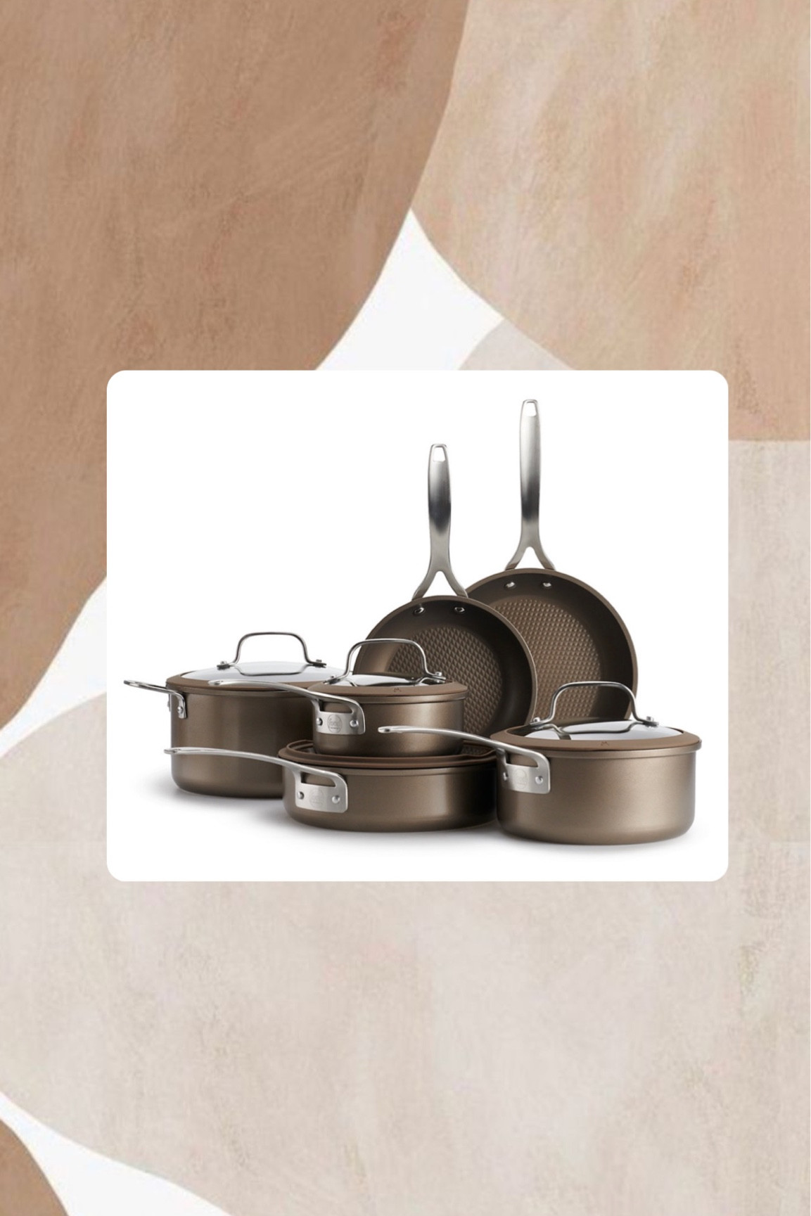 Food Network 10 piece textured titanium nonstick cookware set ⭐️ #sale 

#LTKGiftGuide #LTKsalealert #LTKHoliday