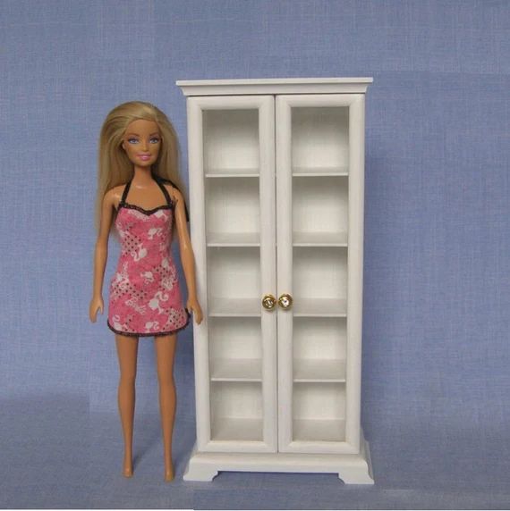 Bookcase With Glass Doors for 12 Inch Doll 1:6 Scale/ | Etsy | Etsy (US)