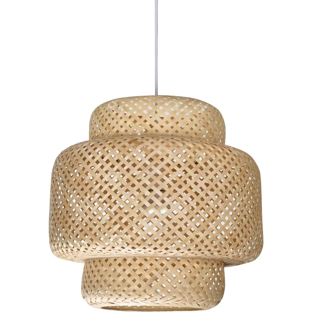 Hallops Hand Woven Rattan Lamp Shade - Bamboo Pendant Lights | Target