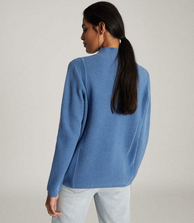 TEXTURED HIGH NECK JUMPER | Reiss (Global - Non UK)
