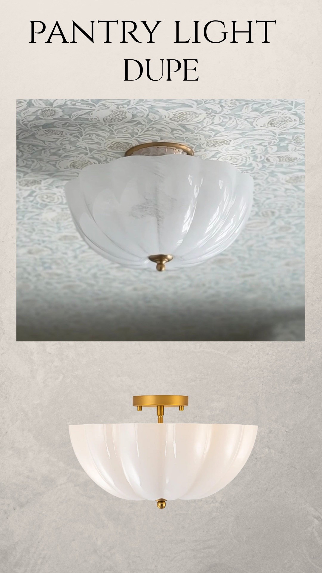 I love my pantry semi-flush mount!  I needed something simple that didn’t take away from everything else going on the room.  This comes in two sizes and colors!  Mine is the brass, 16”

I found a dupe for much less than mine!  I can’t believe how close it is!

#LTKFamily #LTKHome #LTKSaleAlert