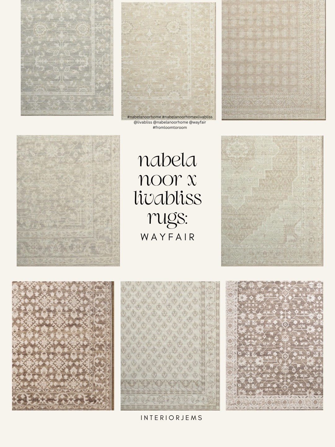@nabelanoorhome I’ve been going through this entire rug collection and I’m so impressed! Every piece has that soft vintage inspired, old world look that feels elegant but still relaxed. The patterns are subtle, the palettes are calm and timeless, and the textures have that natural, collected feel that works in so many styles of homes. I love how the lighter tones balance out my darker walls and brighten the room without feeling too bold. The whole line just feels thoughtful, classic, and easy to decorate with.

#wayfairpartner #ad #wayfair @wayfair 


#nabelanoorhome #nabelanoorhomexlivabliss @livabliss @nabelanoorhome @wayfair #fromloomtoroom

#LTKCyberWeek #LTKHome #LTKSaleAlert