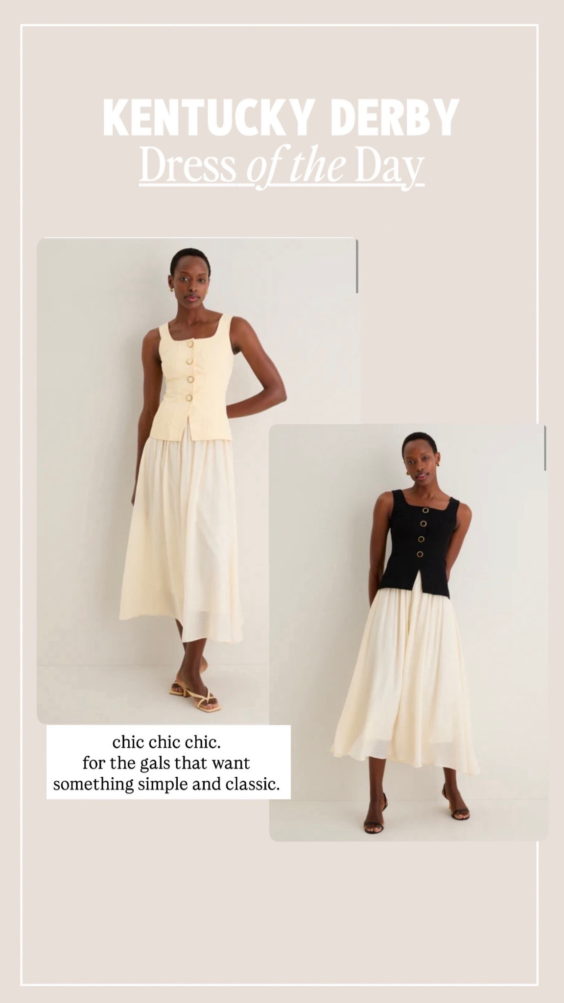 Super chic, monochromatic midi dress for spring. Classic, simple and under $150. 

#LTKWedding #LTKOver40