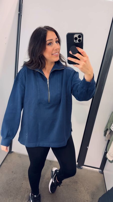 Loose pullover! I’m usually a small/medium in tops. This is a medium petite. Not too baggy but runs bigger!

Mom outfits, comfy outfits, best leggings, pullovers, sweaters, old navy, blue sweater, spring outfit, athletic wear, athletic clothing, comfy clothing, women’s workout clothing, sweatshirt, fashion, style, ootd

#LTKfindsunder50 #LTKstyletip #LTKsalealert