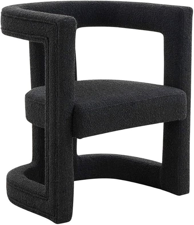 Tov Furniture Ada Black Accent Chair (Polyester & Polyester Blend) | Amazon (US)