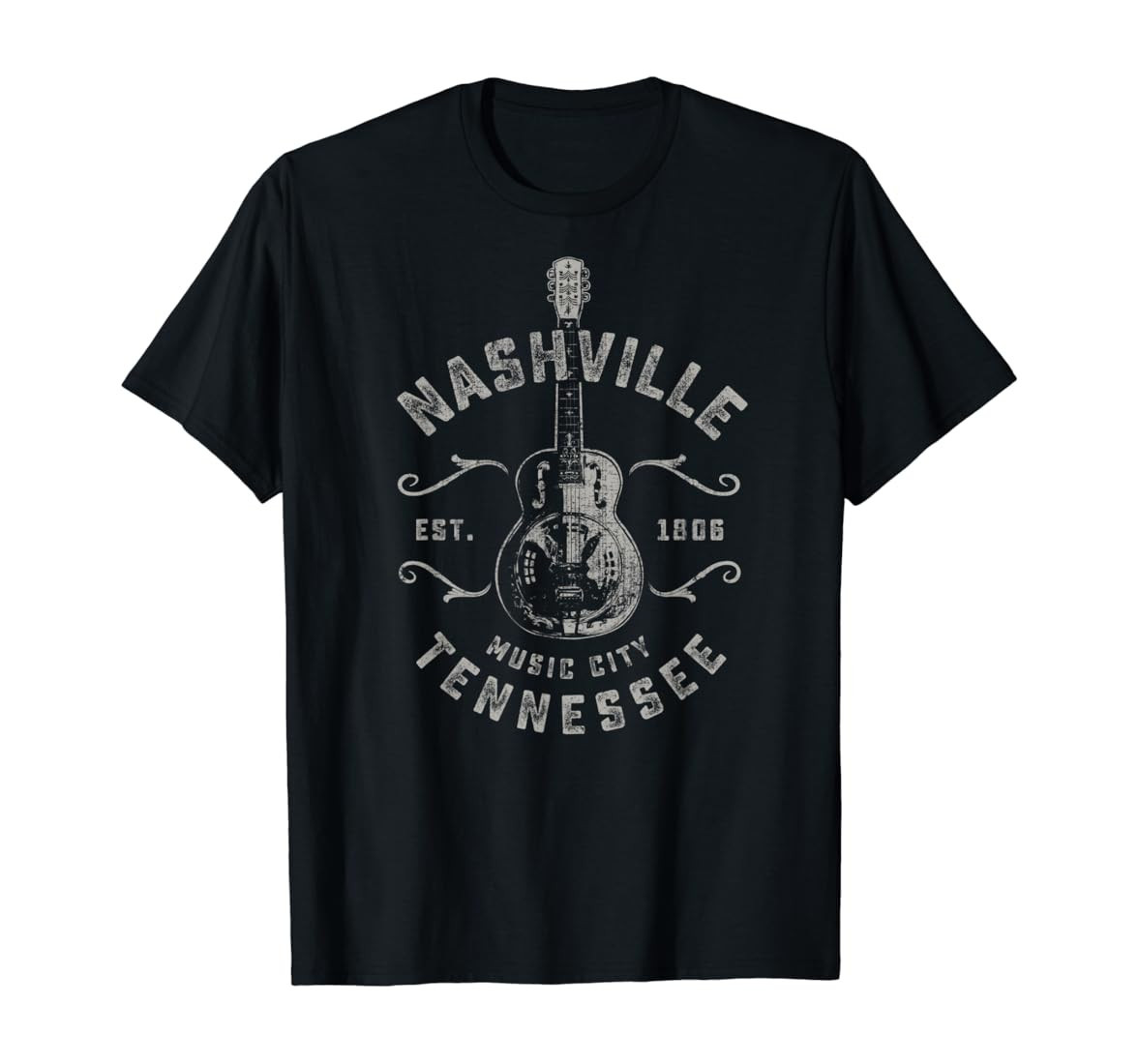 Nashville Music City USA Vintage T-Shirt | Amazon (US)