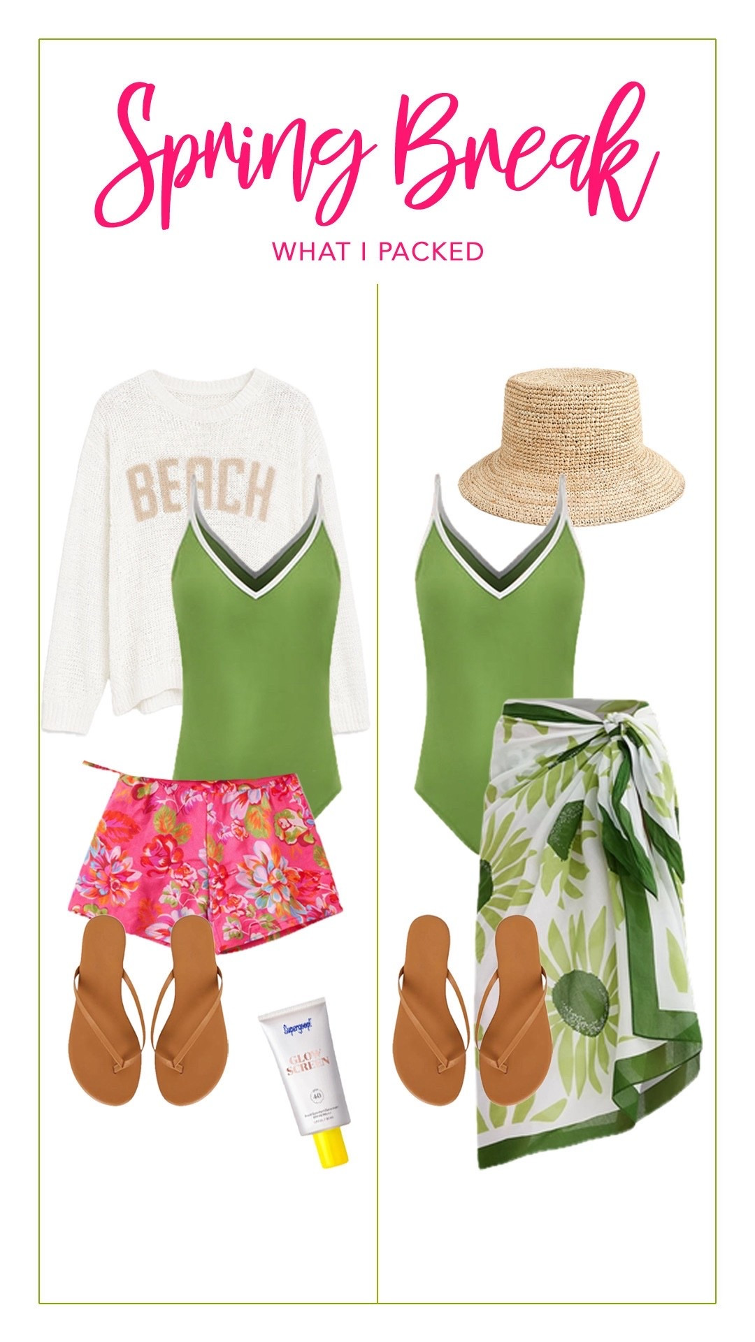 What I Packed for Spring Break | Hi Sugarplum!

#LTKTravel #LTKSeasonal #LTKOver40