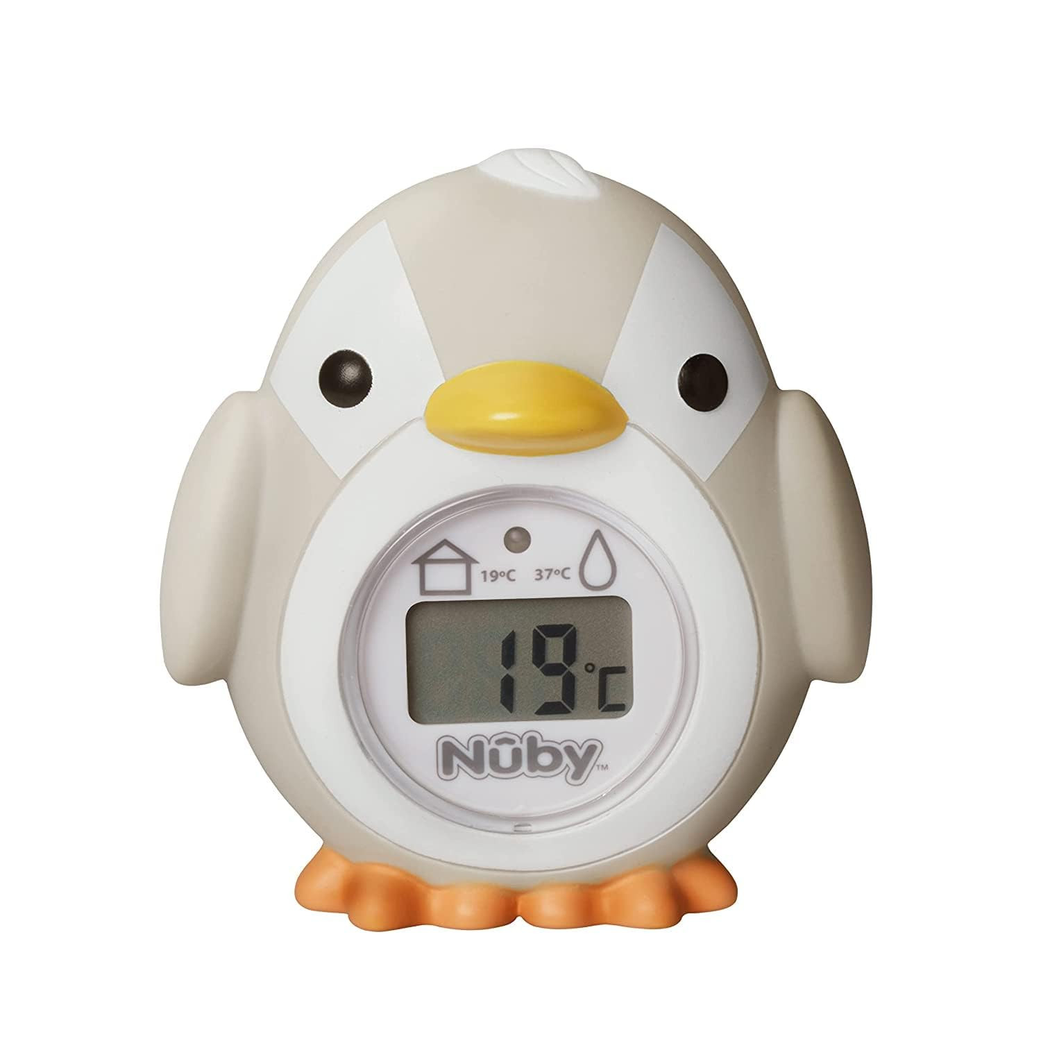 Nuby Penguin Baby Bath Thermometer - Digital Thermometer with Easy to Read Screen | BPA Free | Su... | Amazon (UK)