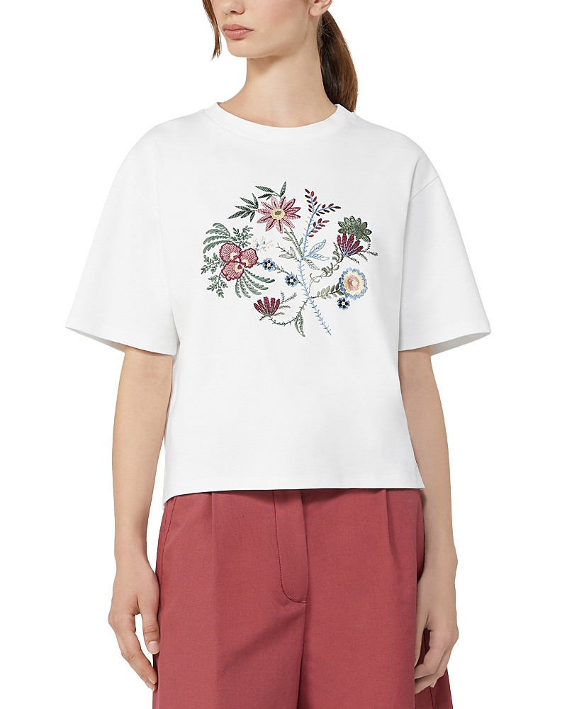 Weekend Max Mara Wkdsabato Embroidered Tee | Bloomingdale's (US)