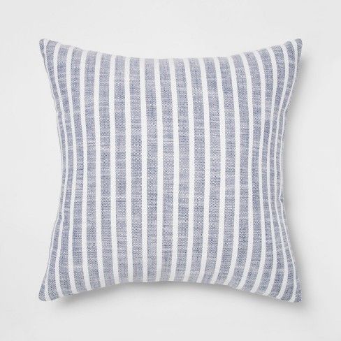 Woven Stripe Square Throw Pillow - Threshold™ | Target