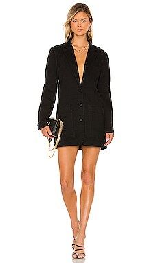 AFRM Royce Blazer Dress in Raven Wash from Revolve.com | Revolve Clothing (Global)