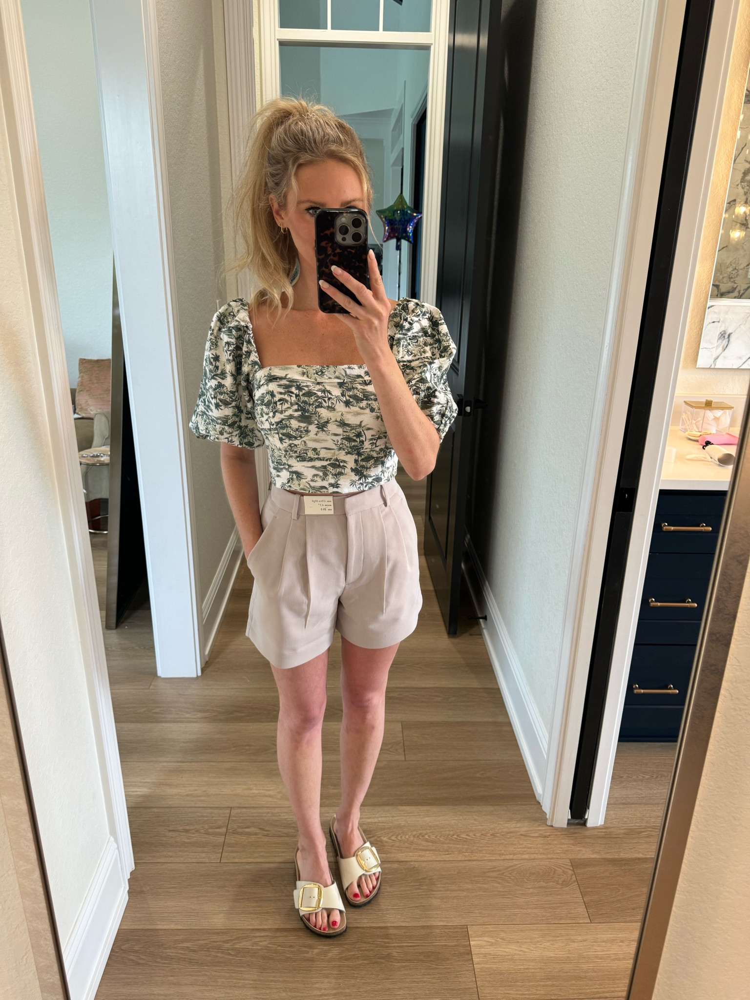 Super cute summer outfit. Wearing a S in the top, 0 in the bottoms  

#LTKTravel #LTKShoeCrush #LTKFindsUnder100