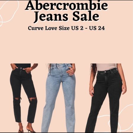 Abercrombie Curve love jean on sale.

#LTKGiftGuide #LTKsalealert #LTKstyletip