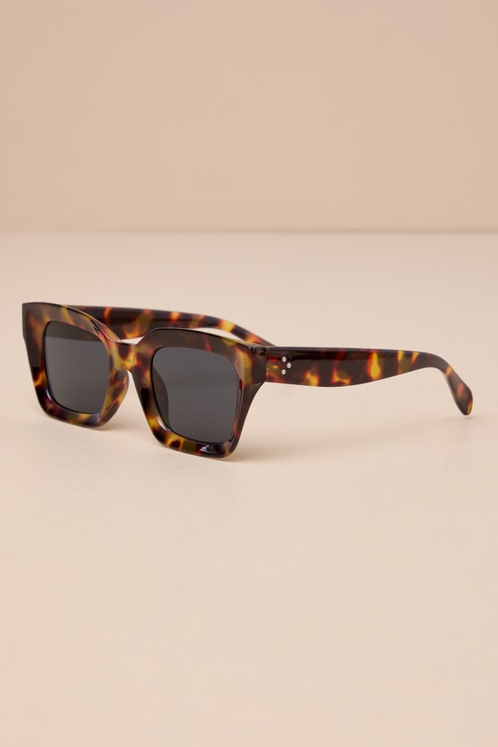 Chic Possibilities Brown Tortoise Square Sunglasses | Lulus