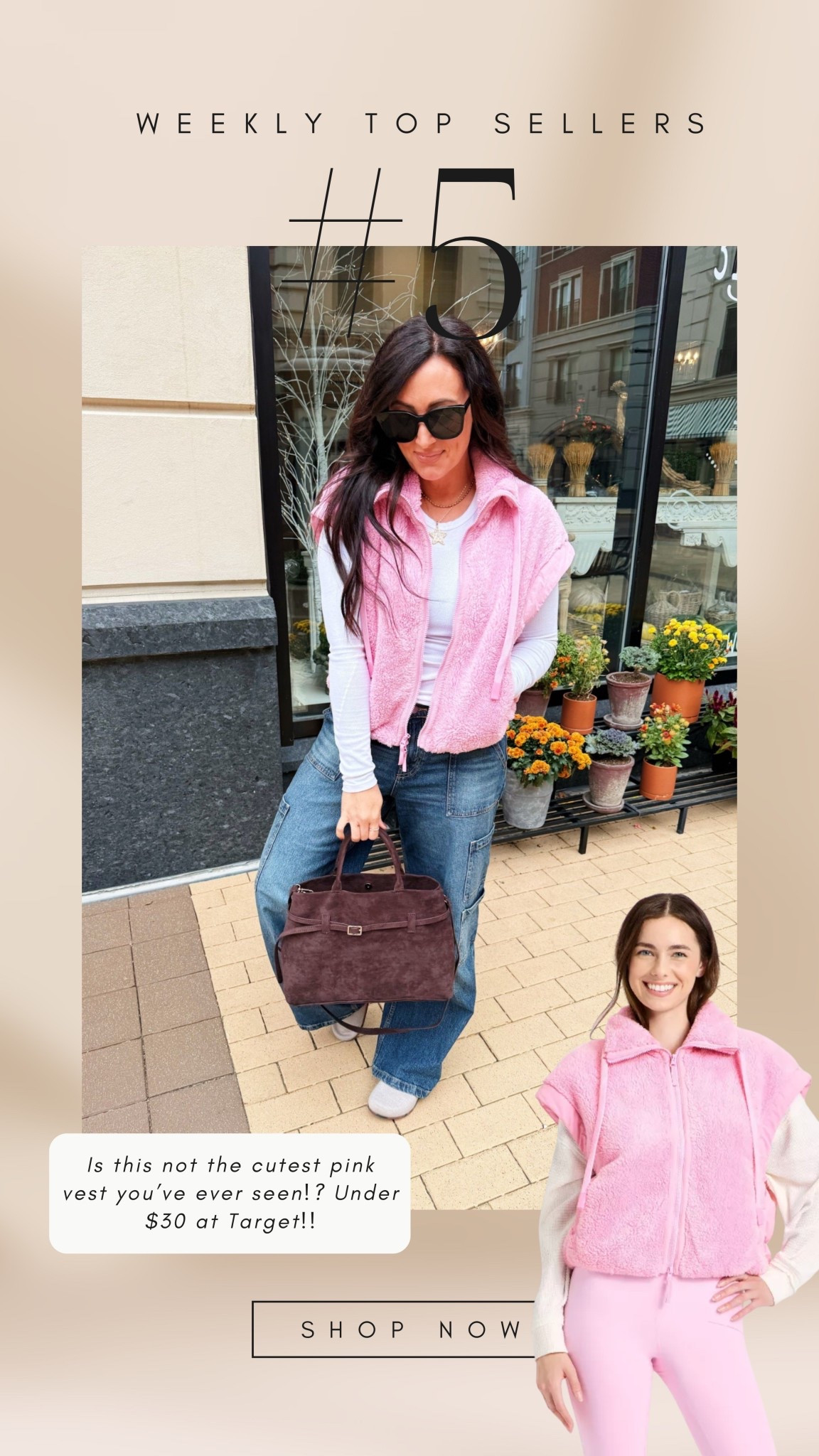 • medium vest
• size 8 tee
• medium denim (runs big)
• size down in clogs (they run big)

#LTKSeasonal #LTKSaleAlert #LTKHoliday